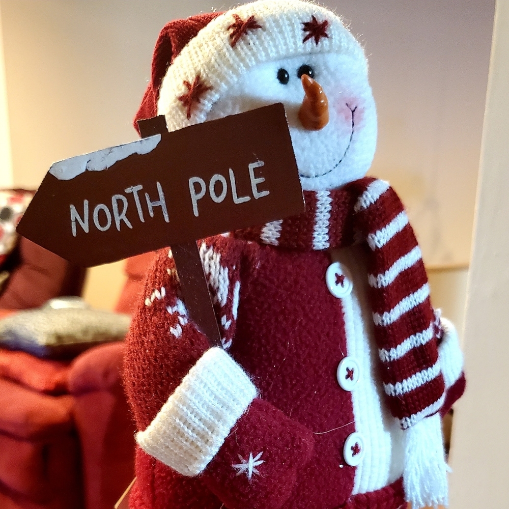 Fabric Snowman
